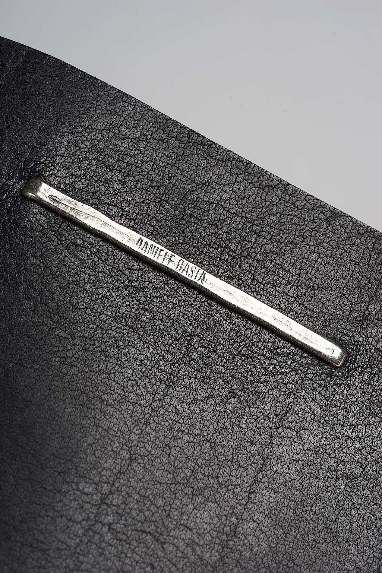daniele basta leather and silver bags - DETAIL